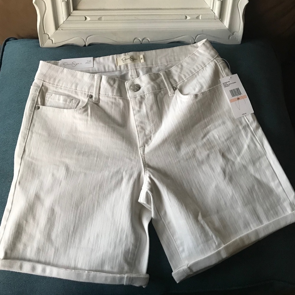 Jessica Simpson Women’s Roll Cuff Bermuda Shorts